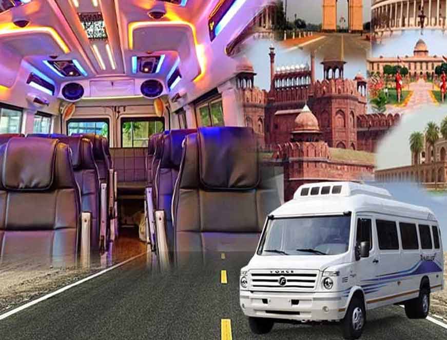 10 Seater Tempo Traveller on Rent